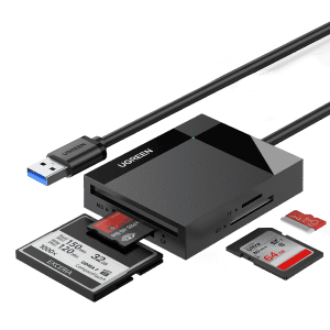 Ugreen 30333 Đầu đọc thẻ USB 3.0 đa khe CF/SD/TF/MS 5Gbps 0.5m – Như Mới