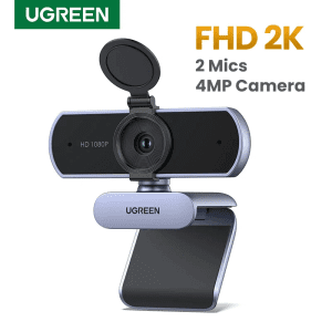 Webcam UGREEN CM717 Full HD 2K Mic Kép, Góc Rộng 80°