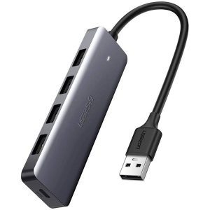Ugreen 50985 Hub USB 3.0 4 cổng 5Gbps cổng nguồn rời GL3510 – Như Mới