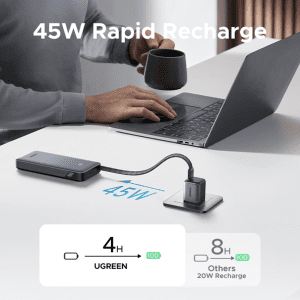 Pin dự phòng 20000mAh Ugreen PB536 sạc nhanh 45W