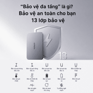 Pin sạc dự phòng không dây 5000mAh Ugreen PB580