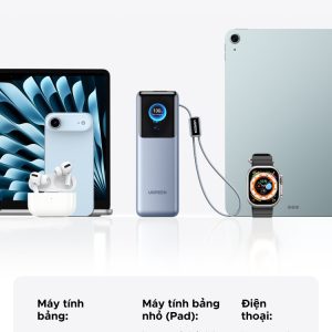 Pin dự phòng 25000mAh Ugreen PB728 Sạc ra 200W 19 Pin dự phòng 25000mAh Ugreen PB728 Sạc ra 200W