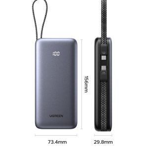 Pin dự phòng 20000mAh Ugreen PB528 Sạc nhanh 30W