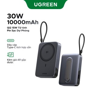 Pin dự phòng không dây 10000mAh Ugreen PB568