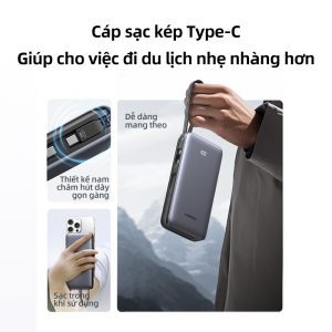 Pin dự phòng 20000mAh Ugreen PB528 Sạc nhanh 30W