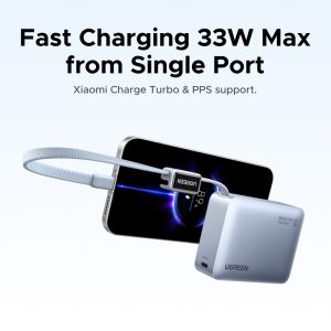 Pin dự phòng 10000mAh Ugreen PB584 Sạc nhanh 33W