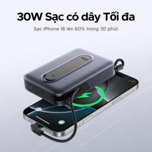 Pin dự phòng không dây 10000mAh Ugreen PB568