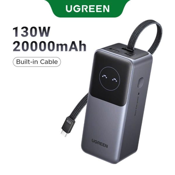 Pin dự phòng 20000mAh Ugreen PB723 Sạc ra 100W