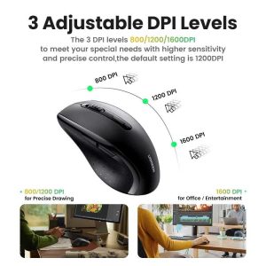 Chuột không dây Ugreen 55780 M511 17 Chuột không dây Ugreen 55780 M511