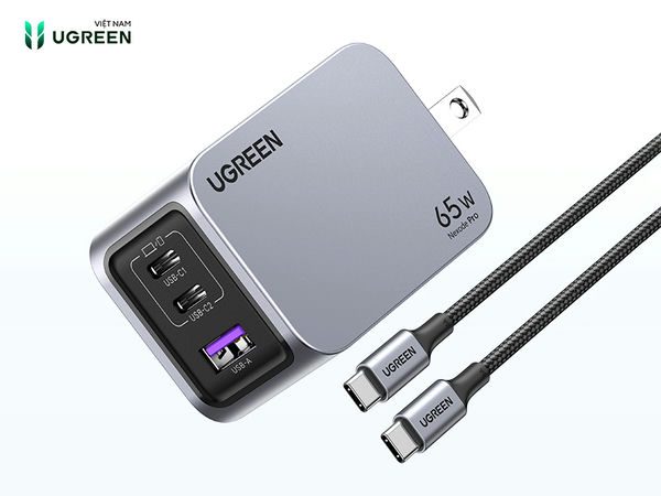 3 củ sạc nhanh Ugreen kèm dây CD137, 90928, CD333 6 Củ sạc nhanh