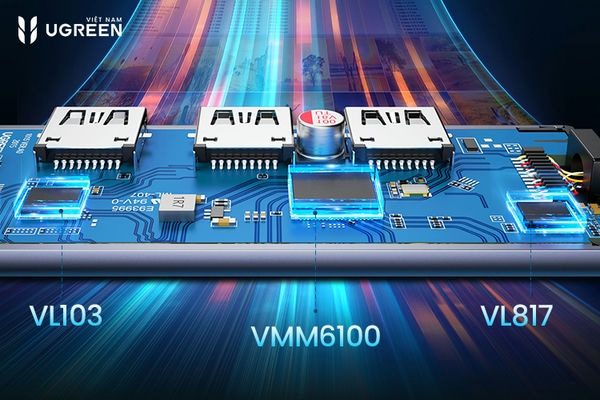 Hub chuyển đổi Ugreen – Cắm 1, mở rộng 10 3 Hub chuyển đổi