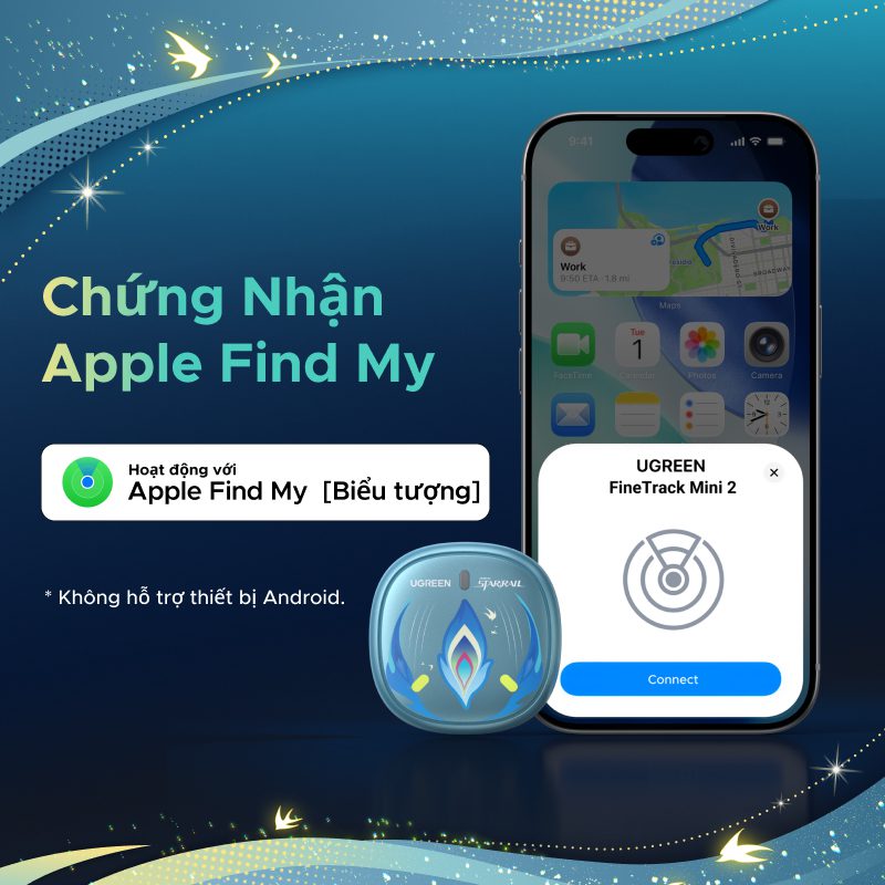 Thiết bị định vị thông minh Ugreen 95900SR FineTrack Mini 2 Honkai Star Rail 9 Thiết bị định vị thông minh Ugreen 95900SR FineTrack Mini 2 Honkai Star Rail - Ảnh 9
