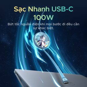 Cáp sạc Type C rút gọn Ugreen Honkai Star Rail 65904SR 15 Cáp sạc Type C rút gọn Ugreen Honkai Star Rail 65904SR