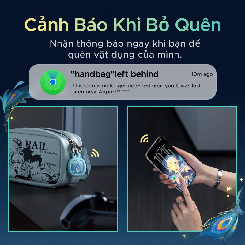 Thiết bị định vị thông minh Ugreen 95900SR FineTrack Mini 2 Honkai Star Rail 5 Thiết bị định vị thông minh Ugreen 95900SR FineTrack Mini 2 Honkai Star Rail - Ảnh 5