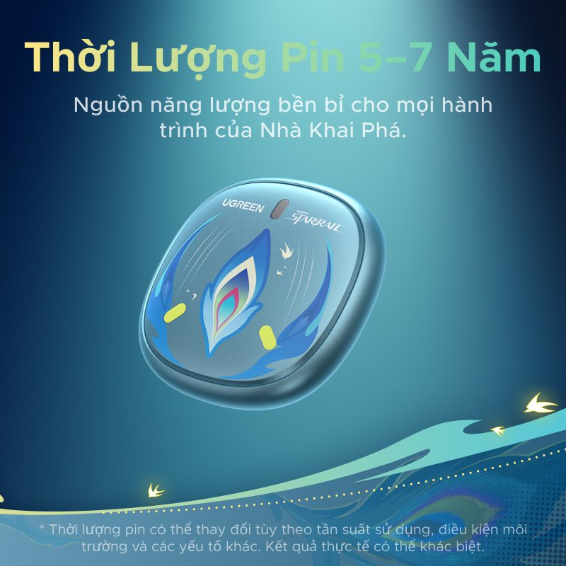 Thiết bị định vị thông minh Ugreen 95900SR FineTrack Mini 2 Honkai Star Rail 2 Thiết bị định vị thông minh Ugreen 95900SR FineTrack Mini 2 Honkai Star Rail - Ảnh 2