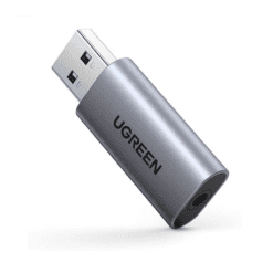 Bộ chuyển đổi âm thanh UGREEN CM383 Từ USB 2.0 sang 3.5mm - Hỗ trợ 2 trong 1 nghe và nói