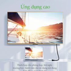 Bộ chuyển đổi Type C sang VGA UGREEN CM140 Hỗ trợ độ phân giải HD