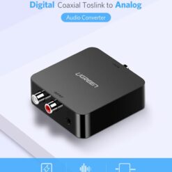 Bộ chuyển audio quang Coaxial sang AV RCA Ugreen 30523