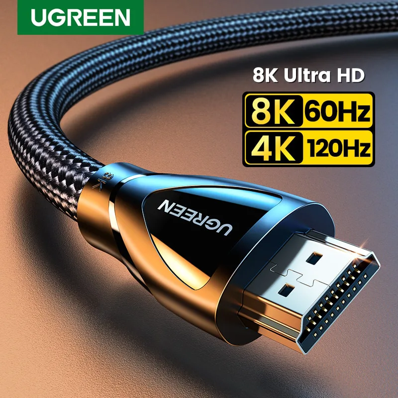 Cáp HDMI 2.1 UGREEN HD140 8K@60Hz dây bện