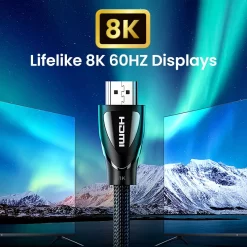 Cáp HDMI 2.1 UGREEN HD140 8K@60Hz dây bện