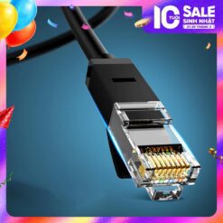 Cáp mạng Cat6 UGREEN NW102 Lõi thuần đồng 26AWG CCA sử dụng trên các mạng Ethernet / RJ45