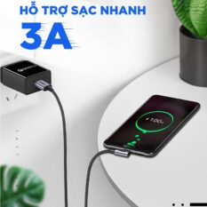 Cáp sạc nhanh type C vuông góc UGREEN vỏ bện US284