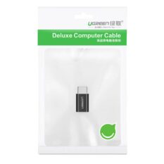 Đầu chuyển Micro USB  sang USB type C hỗ trợ chức năng OTG cho One plus 6 5 Xiaomi mi 8 Huawei.. UGREEN US157