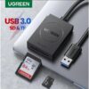 Đầu đọc thẻ USB 3.0 Card Reader Hỗ trợ thẻ TF và SD dài 15CM UGREEN CR127 20250