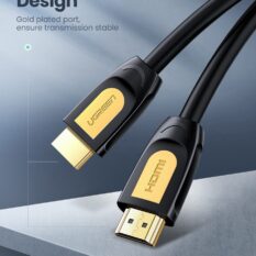 Dây cáp HDMI 2.0 tròn UGREEN HD101 lõi đồng 19+1 hỗ trợ 4K60Hz