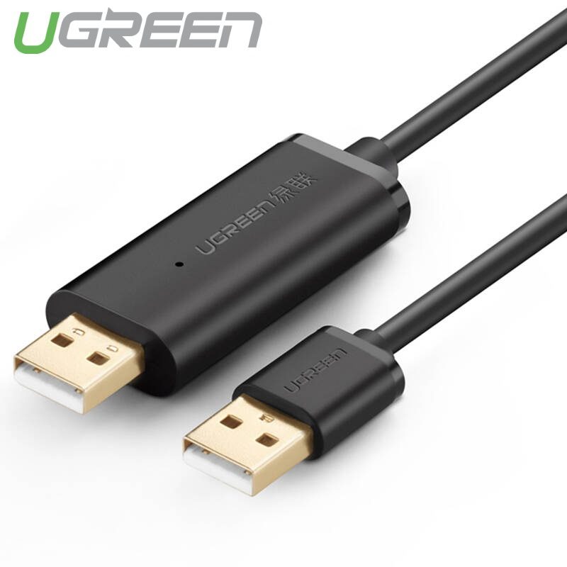Dây USB 2.0 (Data Link) truyền dữ liệu giữa các máy tính US166 là sản phẩm chính hãng UGREEN