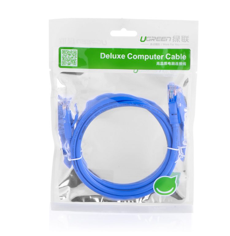 Dây mạng bấm sẵn 2 đầu Cat6 UTP Patch Cords UGREEN NW102 – Ugreen Việt Nam