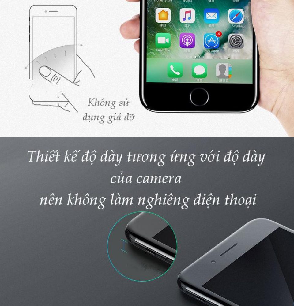 Giá đỡ điện thoại UGREEN LP133 - Dạng vòng nhẫn có thể đeo ngón tay đặt bàn dày 3mm - Tương thích rộng với các dòng điện thoại