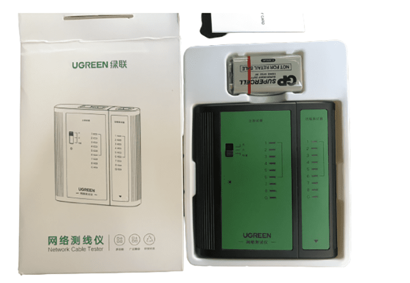 Máy test cáp mạng UGREEN 10950 - Đèn LED báo tín hiệu - Khả năng tương thích rộng