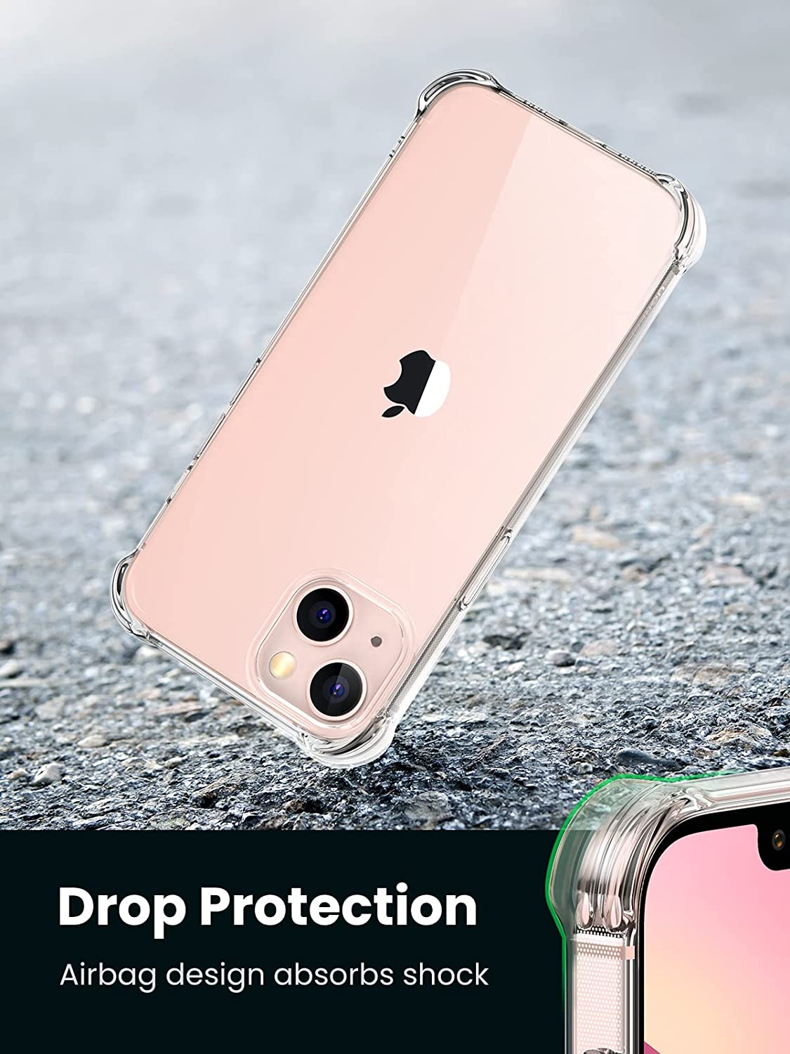 Ốp lưng iPhone 13/ 13 Pro UGREEN 90123 - Chất liệu TPU cao cấp - Kích thước 6.1 - 6.7inch