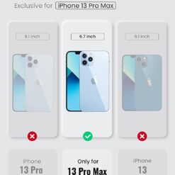 Ốp lưng iPhone 13 UGREEN lp534 - Chất liệu TPU, mặt lưng PC cứng cao cấp, chống trầy xước