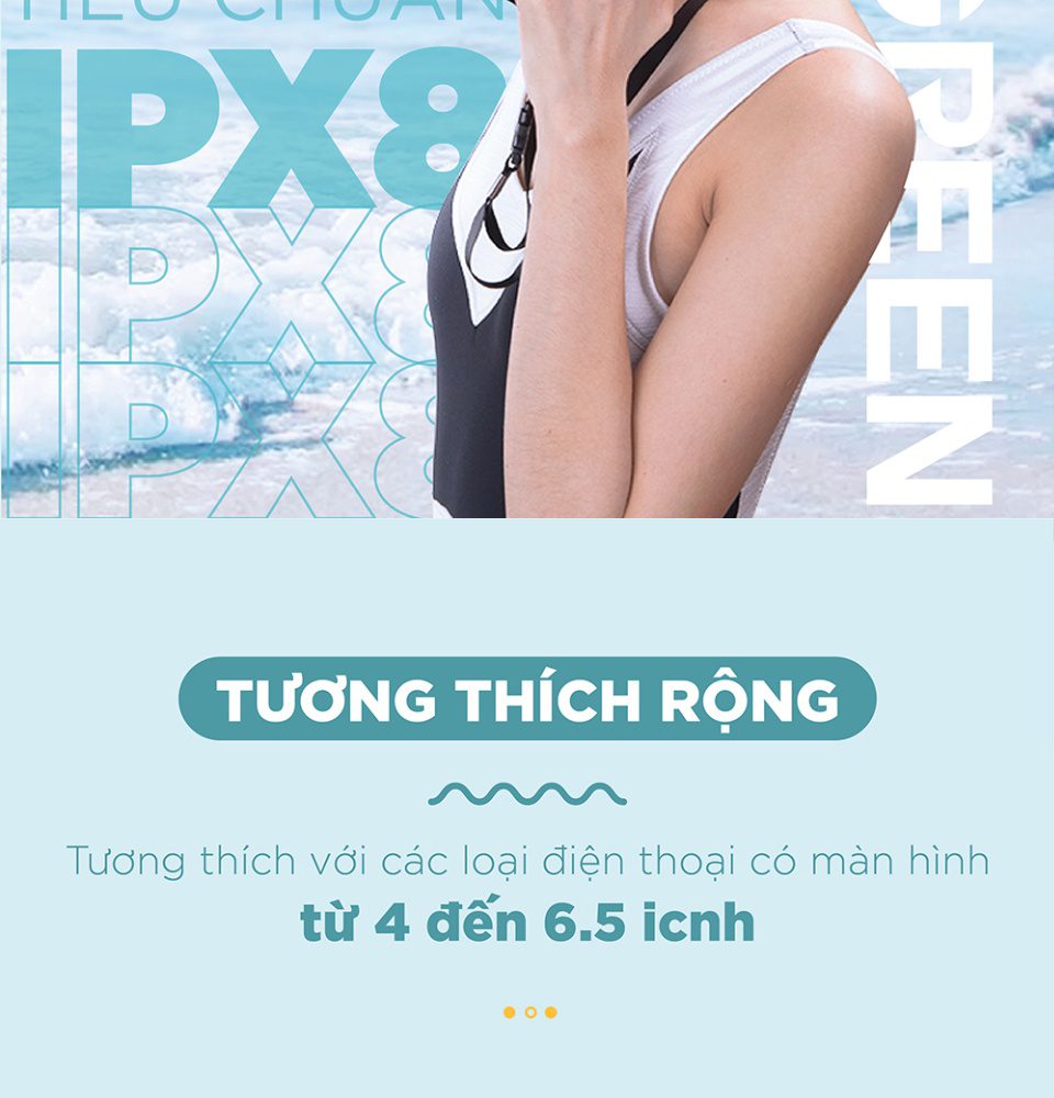 tui dung dien thoai chong nuoc ugreen 60959 chong nuoc cao ipx 8 dung duoc cho do sau 10m tuong thich voi man hinh 4 65inch 6