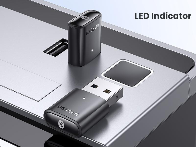 Đèn báo LED có thể cho bạn biết trạng thái hoạt động của USB Bluetooth mà bạn không cần phải kiểm tra lại nhiều lần