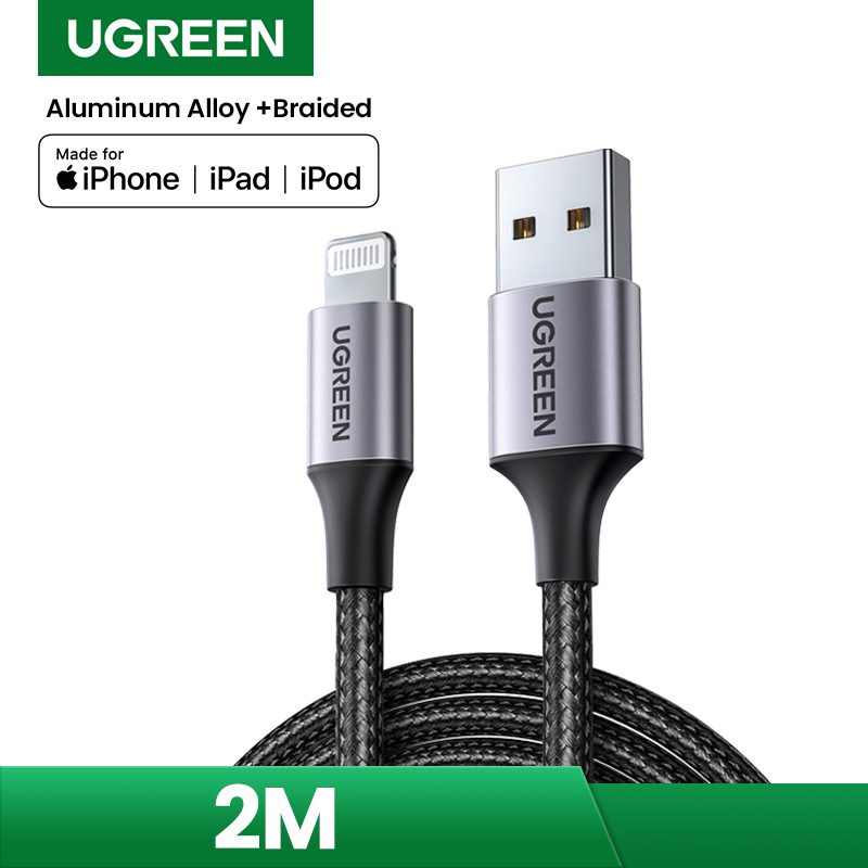 Cáp sạc nhanh iPhone MFi 2.4A UGREEN US291