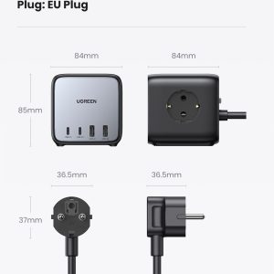 Ổ cắm điện đa năng UGREEN C268 trạm sạc để bàn 65W 21 Ổ cắm điện đa năng UGREEN C268