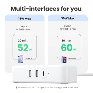 Ổ cắm điện đa năng UGREEN CD280 10 Ổ cắm điện đa năng UGREEN CD280