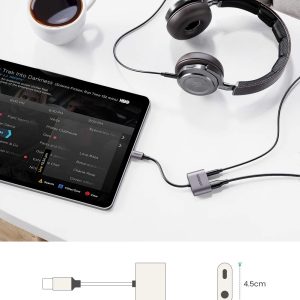 Bộ chuyển đổi có chipset hỗ trợ samsung nguồn PD 7cm usb type c sang 3.5mm Ugreen CM231 60164 8 Bộ chuyển đổi có chipset hỗ trợ samsung nguồn PD 7cm usb type c sang 3.5mm Ugreen CM231 60164
