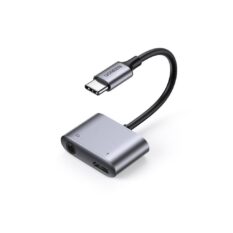 Bộ chuyển đổi có chipset hỗ trợ samsung nguồn PD 7cm usb type c sang 3.5mm Ugreen CM231 60164