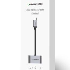 Bộ chuyển đổi Type C sang 3.5mm hỗ trợ cổng sạc USB-C Ugreen 50596 không chip DAC