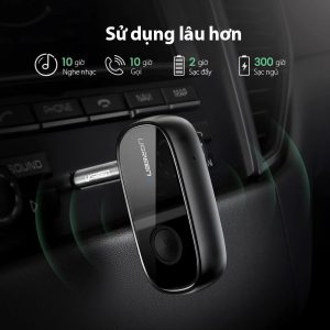 Bộ nhận âm thanh Bluetooth 5.0 UGREEN CM279 Hỗ trợ chuẩn âm thanh APTX - Độ trễ thấp, có micro hỗ trợ đàm thoại - Pin hoạt động 10 giờ liên tục 15 Bộ nhận âm thanh Bluetooth 5.0 UGREEN CM279 Hỗ trợ chuẩn âm thanh APTX - Độ trễ thấp, có micro hỗ trợ đàm thoại - Pin hoạt động 10 giờ liên tục