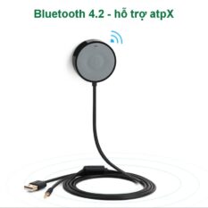 Bộ nhận Bluetooth 4.2 UGREEN CM125 - Sử dụng trên xe hơi hỗ trợ công nghệ chuẩn âm thanh aptX