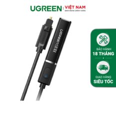 Bộ phát âm thanh Bluetooth 5.0 UGREEN CM150 - Cổng kết nối Optical, hỗ trợ âm thanh Hifi chất lượng cao