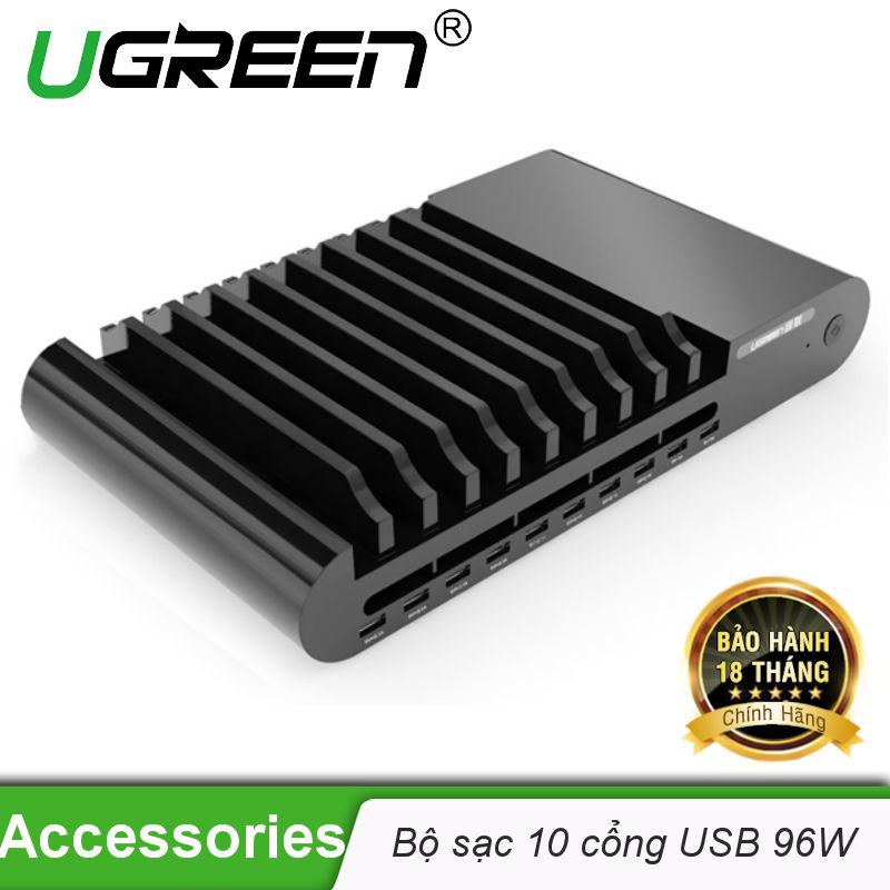 Bộ sạc 10 cổng USB 96W max UGREEN CD108 20325 – Ugreen Việt Nam