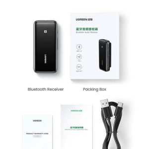 Bộ thu Bluetooth 5.0 UGREEN CM402 - Hỗ trợ âm thanh Hifi, Pin 400mAh cho 10h giờ sử dụng - Tính năng kết nối NFC 11 Bộ thu Bluetooth 5.0 UGREEN CM402 - Hỗ trợ âm thanh Hifi, Pin 400mAh cho 10h giờ sử dụng - Tính năng kết nối NFC