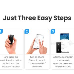 Bộ thu Bluetooth 5.0 UGREEN CM402 - Hỗ trợ âm thanh Hifi, Pin 400mAh cho 10h giờ sử dụng - Tính năng kết nối NFC 14 Bộ thu Bluetooth 5.0 UGREEN CM402 - Hỗ trợ âm thanh Hifi, Pin 400mAh cho 10h giờ sử dụng - Tính năng kết nối NFC