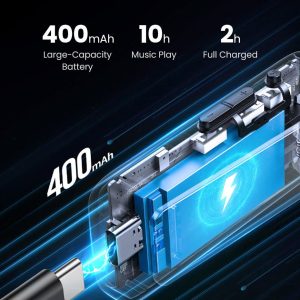 Bộ thu Bluetooth 5.0 UGREEN CM402 - Hỗ trợ âm thanh Hifi, Pin 400mAh cho 10h giờ sử dụng - Tính năng kết nối NFC 12 Bộ thu Bluetooth 5.0 UGREEN CM402 - Hỗ trợ âm thanh Hifi, Pin 400mAh cho 10h giờ sử dụng - Tính năng kết nối NFC